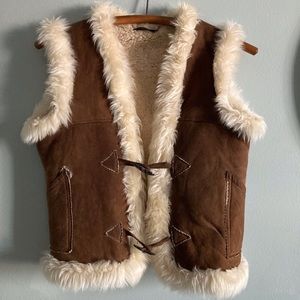 Vintage Shearling Vest